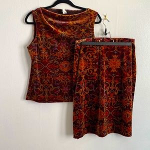 90s-00s velvet set